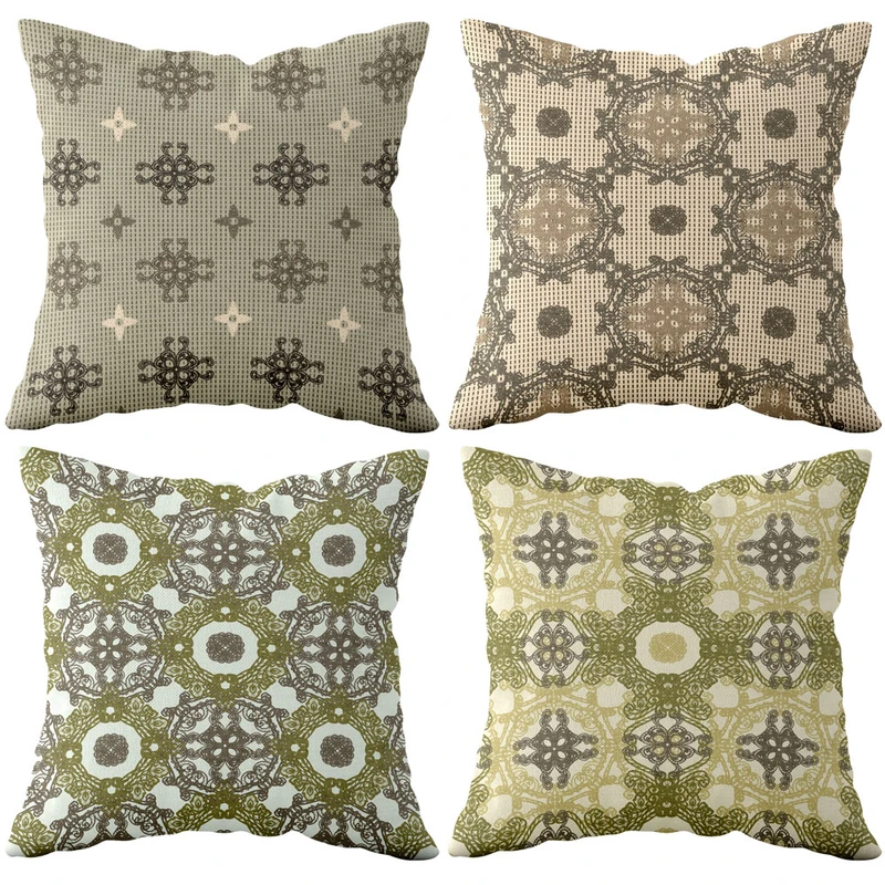 کاور کوسن مدل وینتیج کد VIN21035-1037 مجموعه 4 عددی