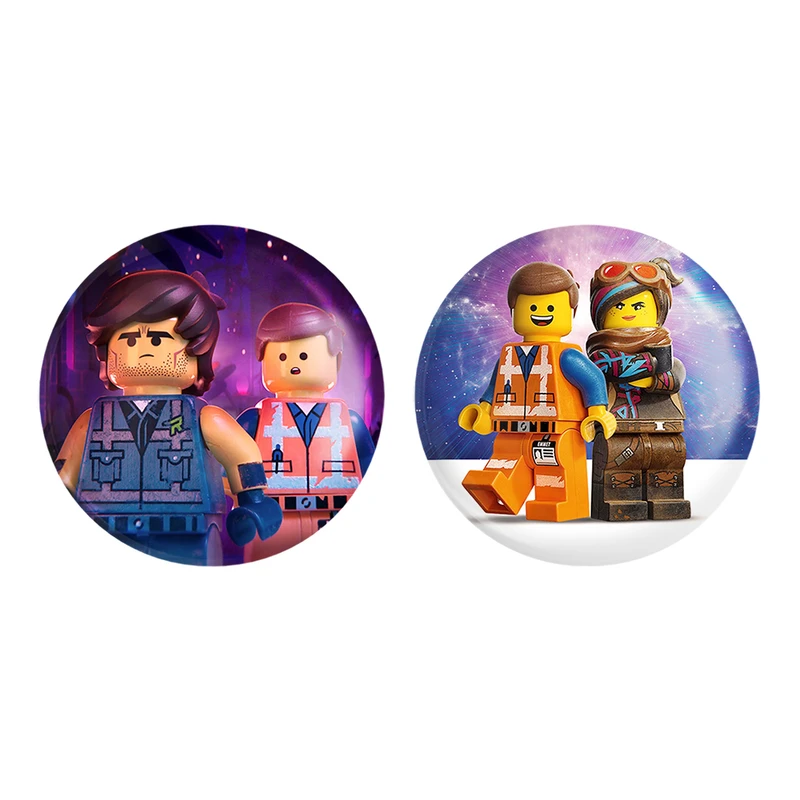 مگنت خندالو طرح LEGO کد 37663767 مجموعه 2 عددی