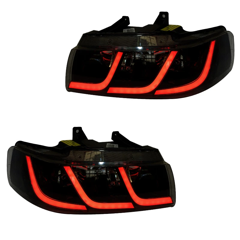 چراغ جلو خودرو گروه پژوهش صنعت مدرن مدل C6-R دو حالته مناسب برای سمند بسته دو عددی