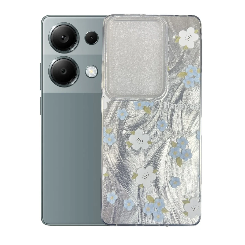 کاور طرح شکوفه باران مناسب برای گوشی موبایل شیائومی Redmi Note 13 Pro 4g
