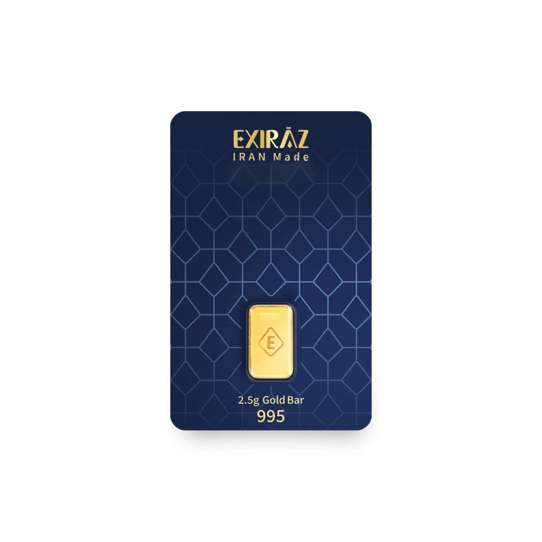 شمش طلا 24 عیار اکسیراز مدل 2.5G