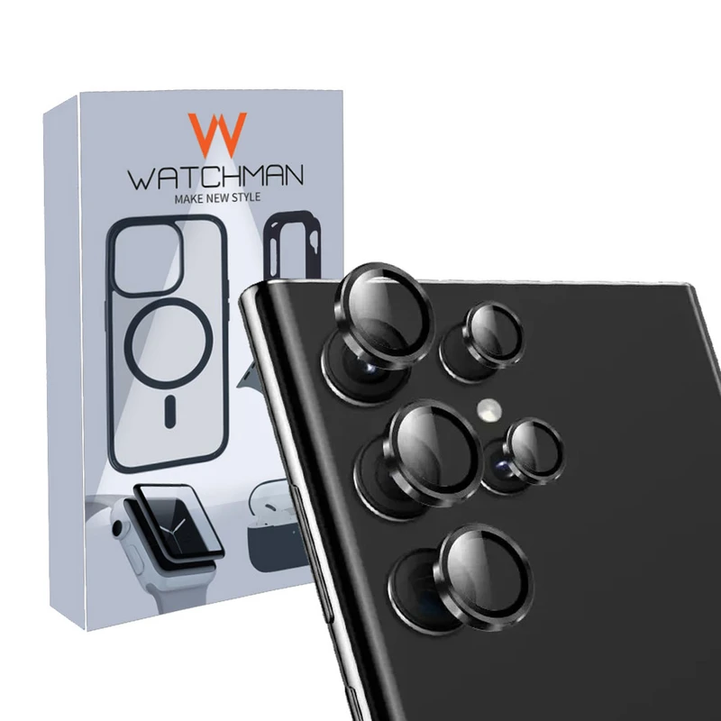 محافظ لنز دوربین واچ من مدل RingMetal-4K مناسب برای گوشی موبایل سامسونگ Galaxy S22 ULTRA