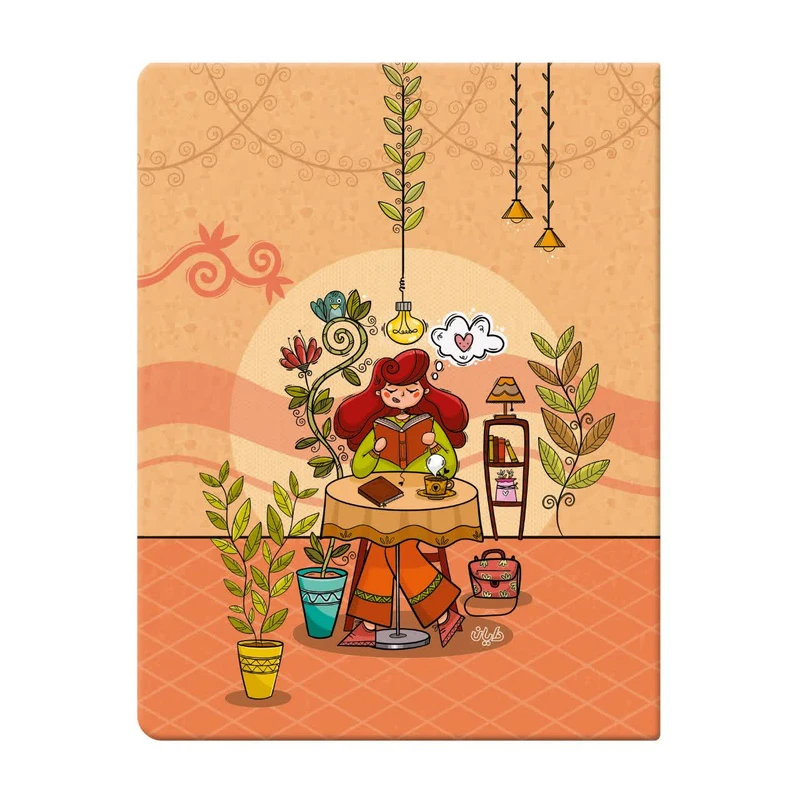 دفتر کلاسوری 80 برگ دایان مدل حاشیه دار کد 10-423