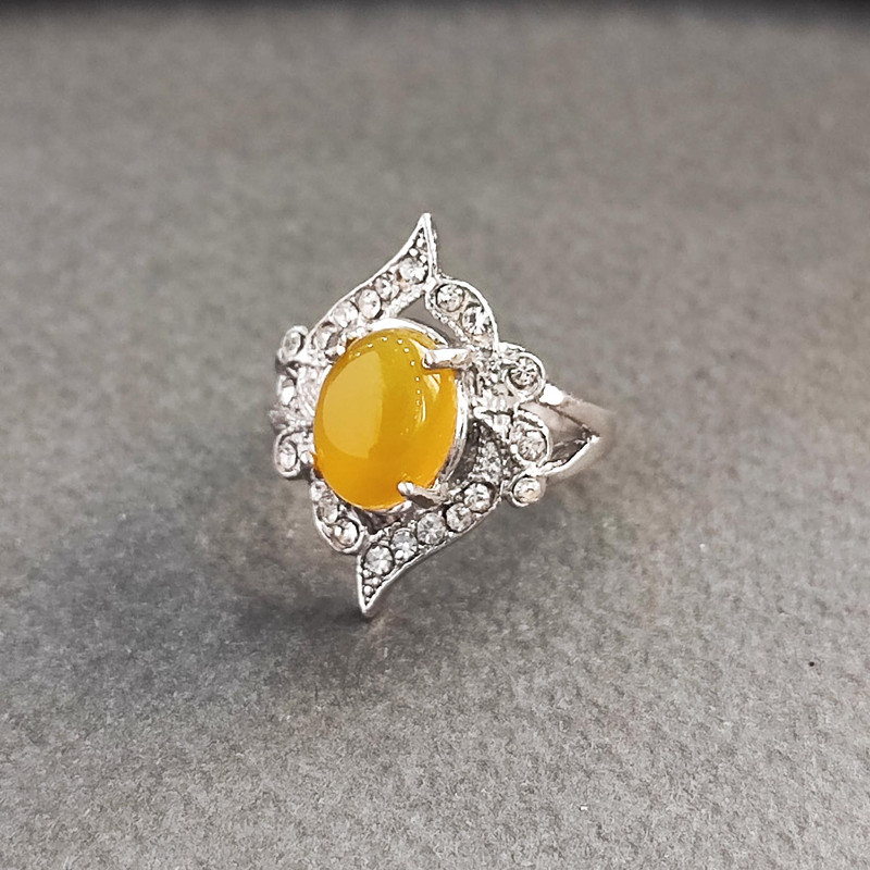 انگشتر نقره زنانه مدل عقیق SHW6039 انگشتر نقره زنانه مدل عقیق SHW6039