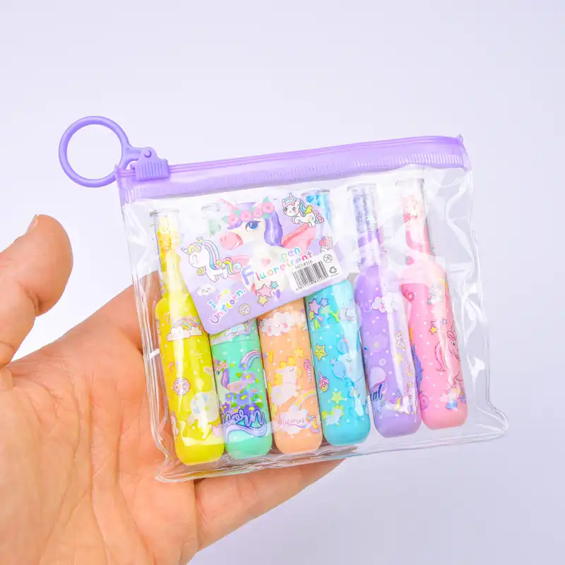 ماژیک علامت گذار مدل یونیکورن بسته 6 عددی