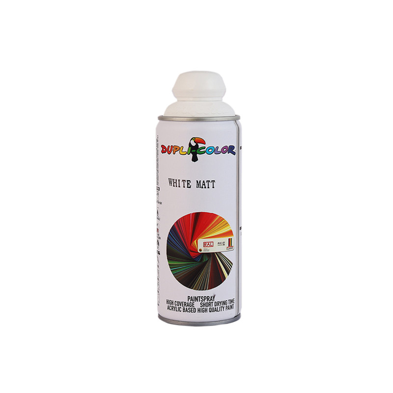 اسپری رنگ سفید مات دوپلی کالر مدل RAL White Matt حجم 400 میلی لیتر مجموعه 2 عددی