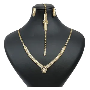 نیم ست طلا 18 عیار زنانه گالری یارطلا مدل تراش کد SR117-G