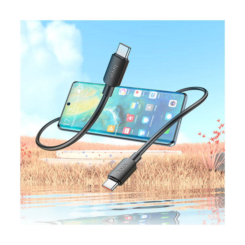 خرید و قیمت کابل USB-C هوکو مدل X96 100W طول 1 متر