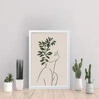 تابلو مدل مینیمال دخترانه Girlish کدS0131-w