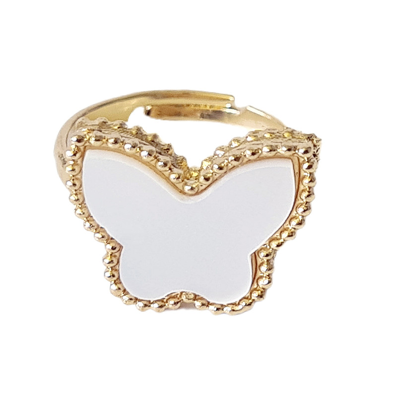 انگشتر دخترانه مدل پروانه G40 انگشتر دخترانه مدل پروانه G40