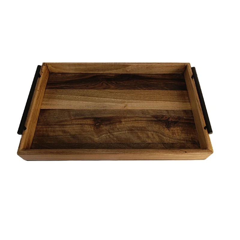 سینی دسته دار مدل مستطیل سایز 27 40x سانتی متر