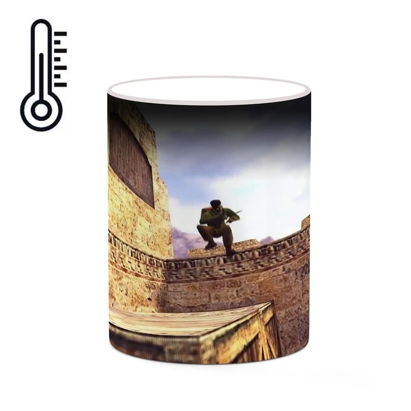 ماگ حرارتی کاکتی مدل بازی کانتر استرایک Counter-Strike 1.6 کد mgh28075