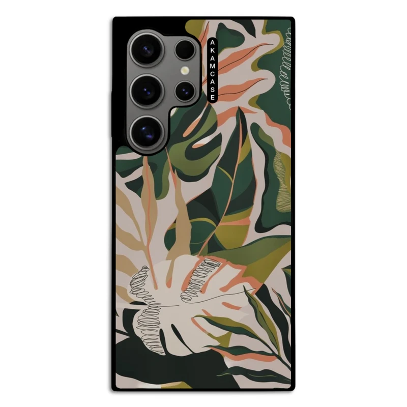 کاور آکام مدل AMC-WSGS24U-LEAVES-31 مناسب برای گوشی موبایل سامسونگ Galaxy S24 Ultra