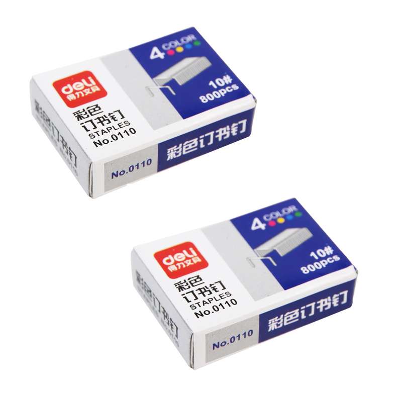 سوزن منگنه دلی مدل DL-110-2 سایز 10 بسته 1600 عددی سوزن منگنه دلی مدل DL-110-2 سایز 10 بسته 1600 عددی