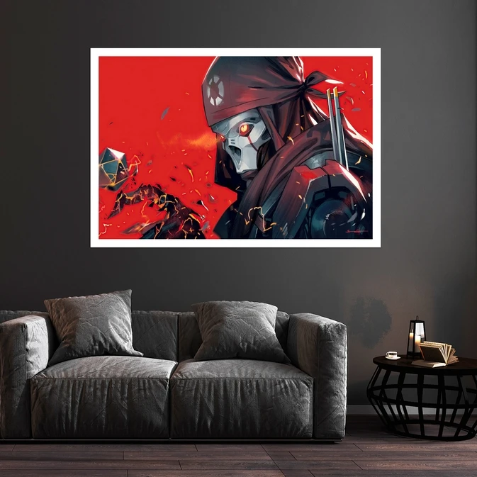 تابلو بکلیت طرح انیمه Revenant Apex مدل قاب شاسی W-s8870