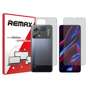 Remax HyMTT model matte screen protector suitable for Xiaomi Poco X5 mobile phone along with the back protector