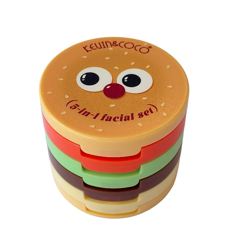 پالت آرایش صورت کوین اند کوکو مدل همبرگر ۵ طبقه ای شماره 01