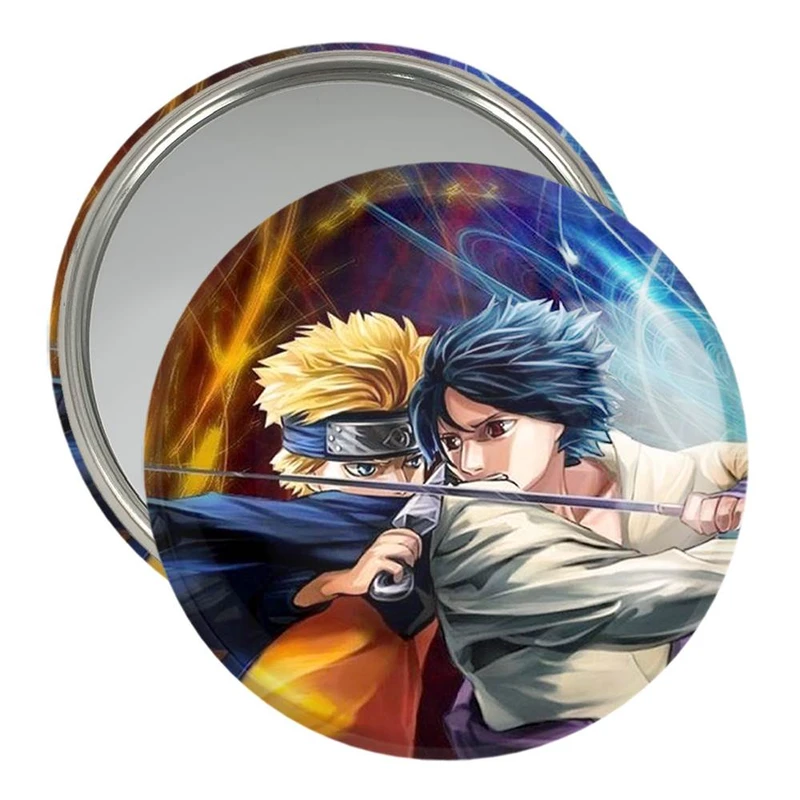 آینه جیبی خندالو مدل ناروتو و ساسکه انیمه ناروتو Naruto  کد 11234