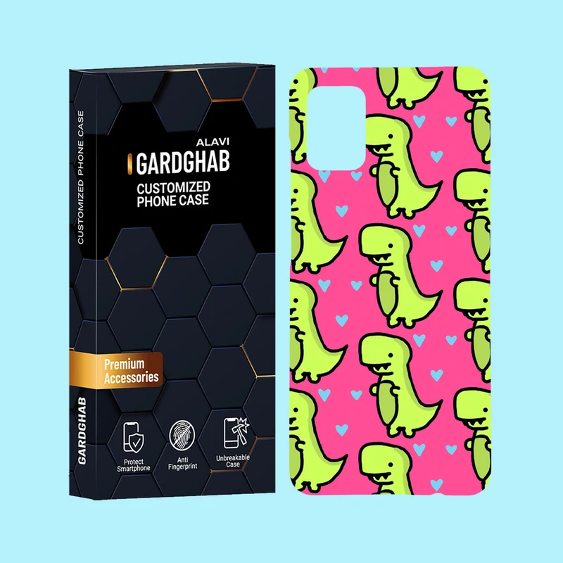 کاور گارد قاب علوی مدل پترن فانتزی مناسب برای گوشی موبایل سامسونگ Galaxy A51 4G