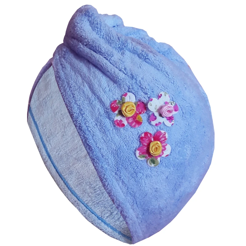 کلاه حمام مدل شکوفه های بهاری 5