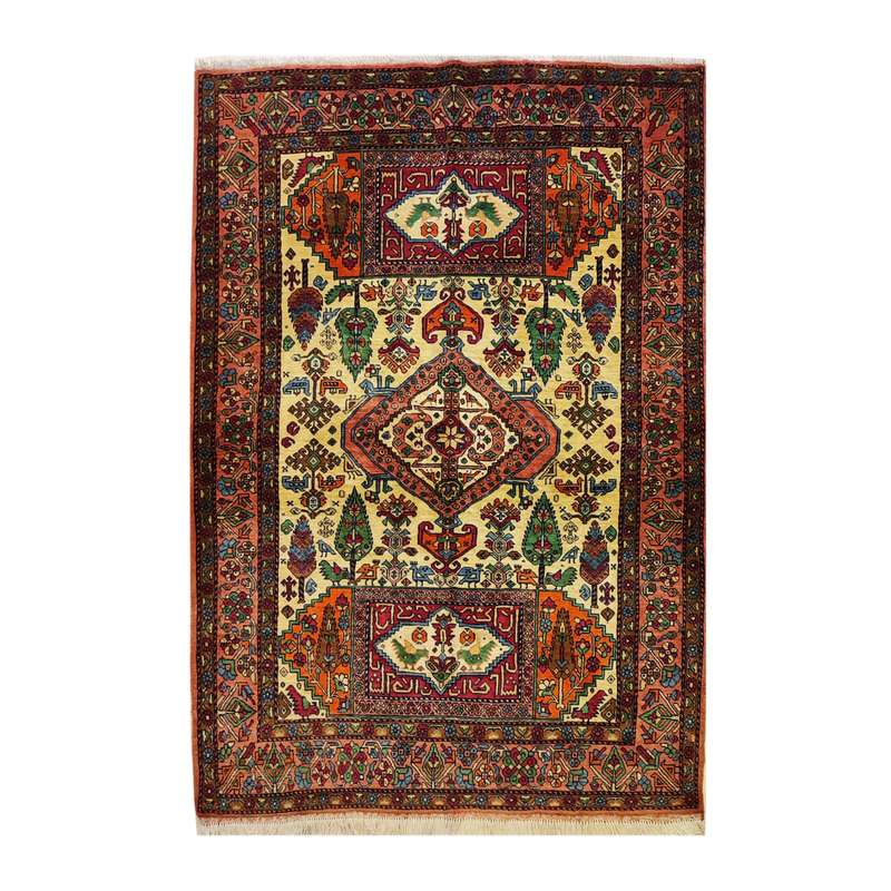 فرش دستباف دو و نیم متری طرح خراسان کد 120