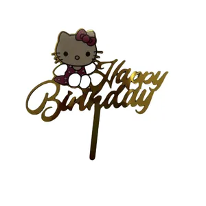 تاپر تزیین کیک مدل کیتی کد HBD9