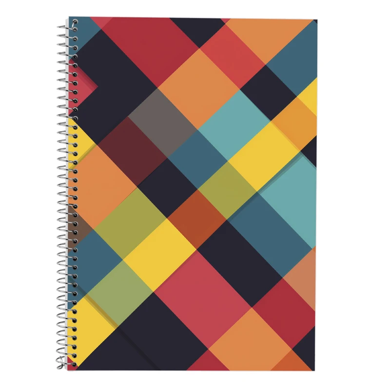 دفتر زبان 50 برگ مدوپد مدل سه خط طرح فانتزی کد DF13698