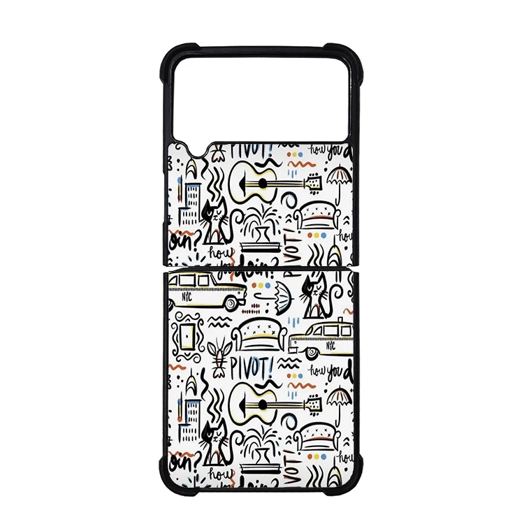 کاور گالری وبفر طرح شلوغ مناسب برای گوشی موبایل سامسونگ Galaxy Z Flip4