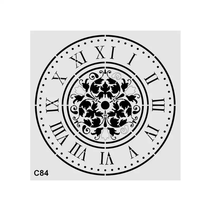 شابلون طرح ساعت کد C84