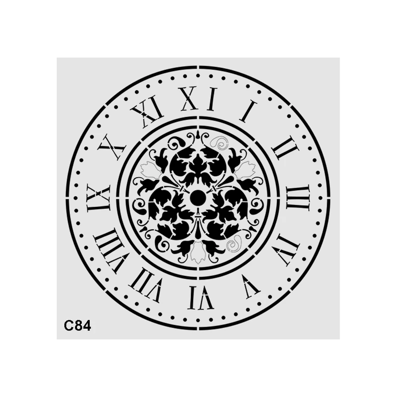 شابلون طرح ساعت کد C84