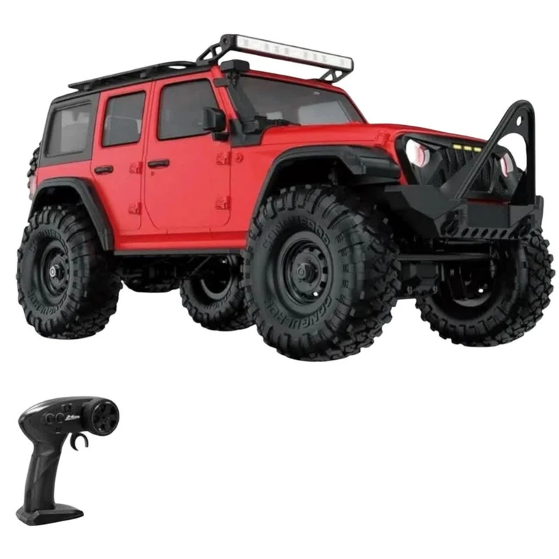 ماشین بازی کنترلی ناب سل مدل جیپ رانگلر آفرود چراغدار شارژی قدرتی سرعتی همراه با باتری لیتیوم و قابلیت جدا شدن تمامی قطعات کد High-speed, rechargeable off-road racing rally with lithium battery&cool lighting