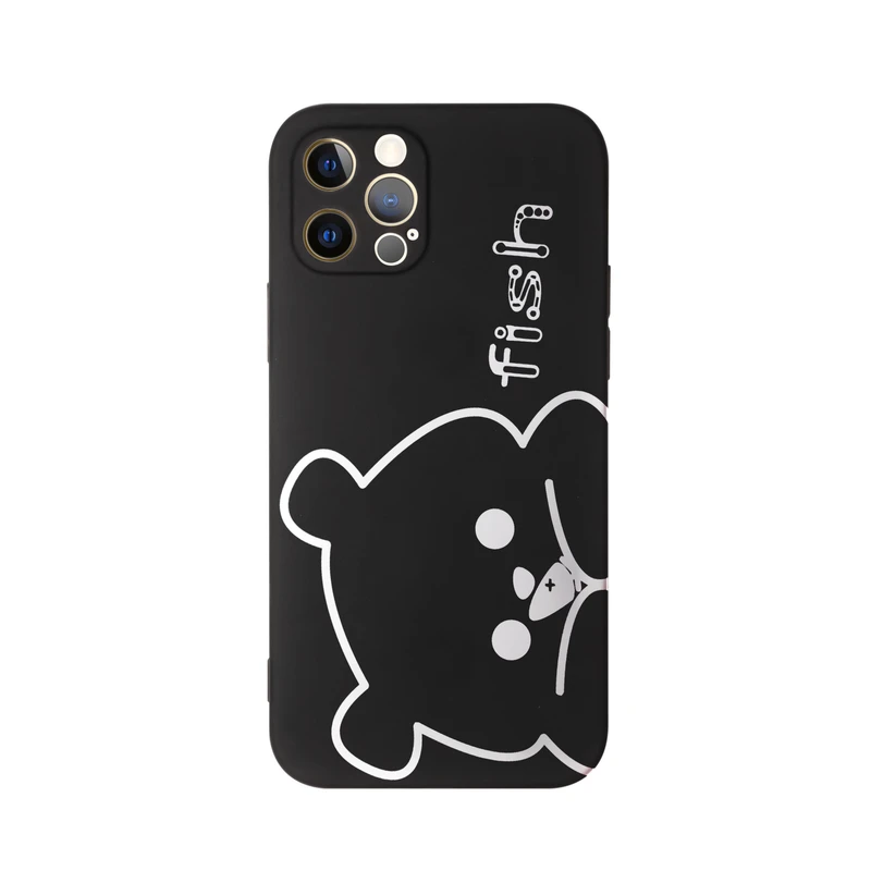 کاور طرح خرس بیر مینیمال کد f4245 مناسب برای گوشی موبایل اپل iphone 12 Pro Max
