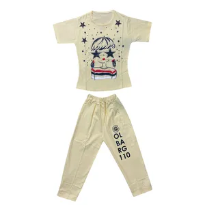 ست تی شرت و شلوارک دخترانه مدل ستاره نگینی