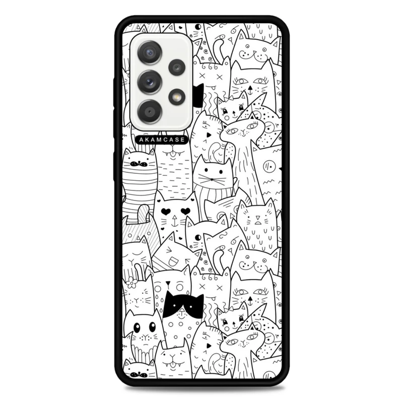 کاور آکام مدل AMC-WSGA52-CATS-19 مناسب برای گوشی موبایل سامسونگ Galaxy A52