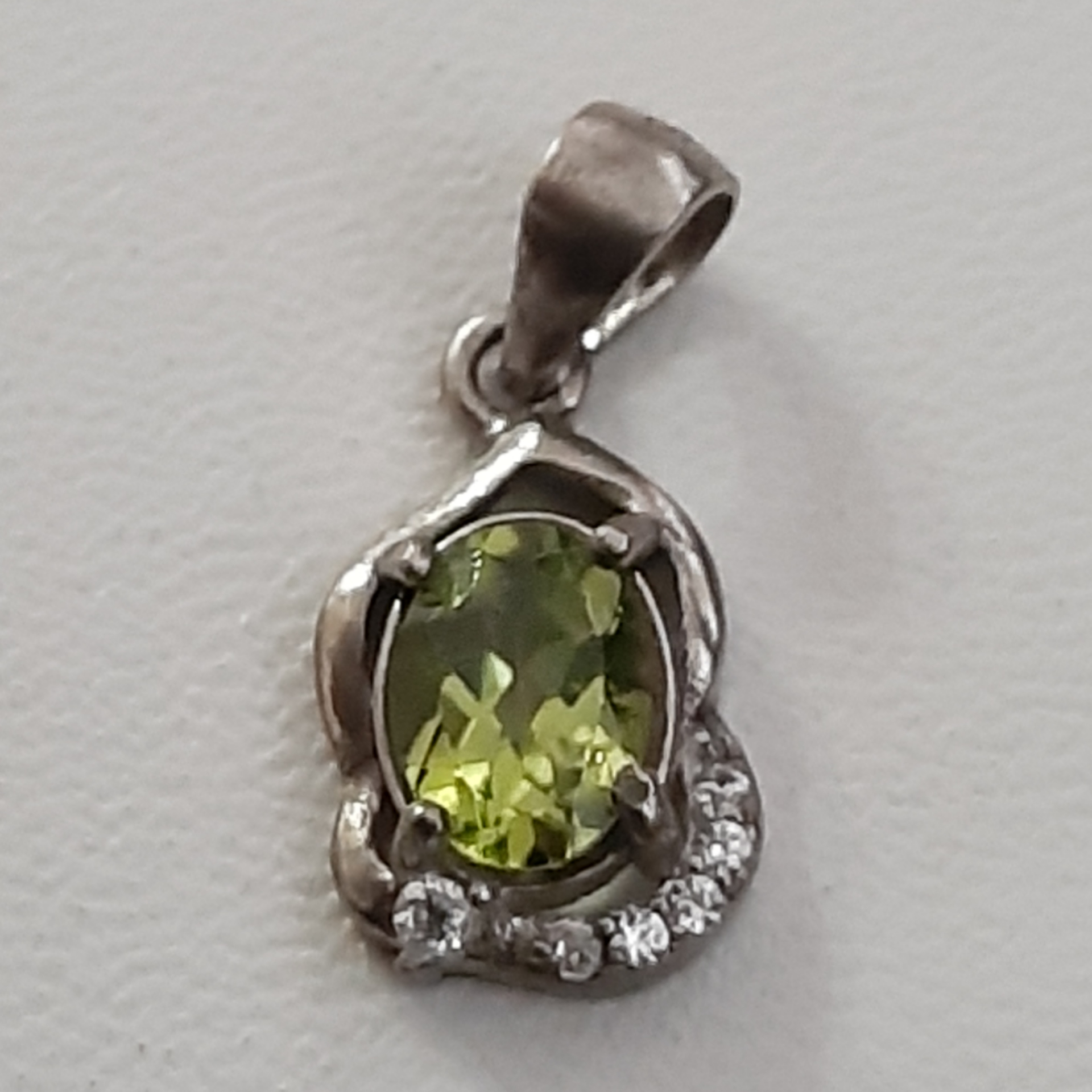 آویز گردنبند نقره زنانه مدل p08