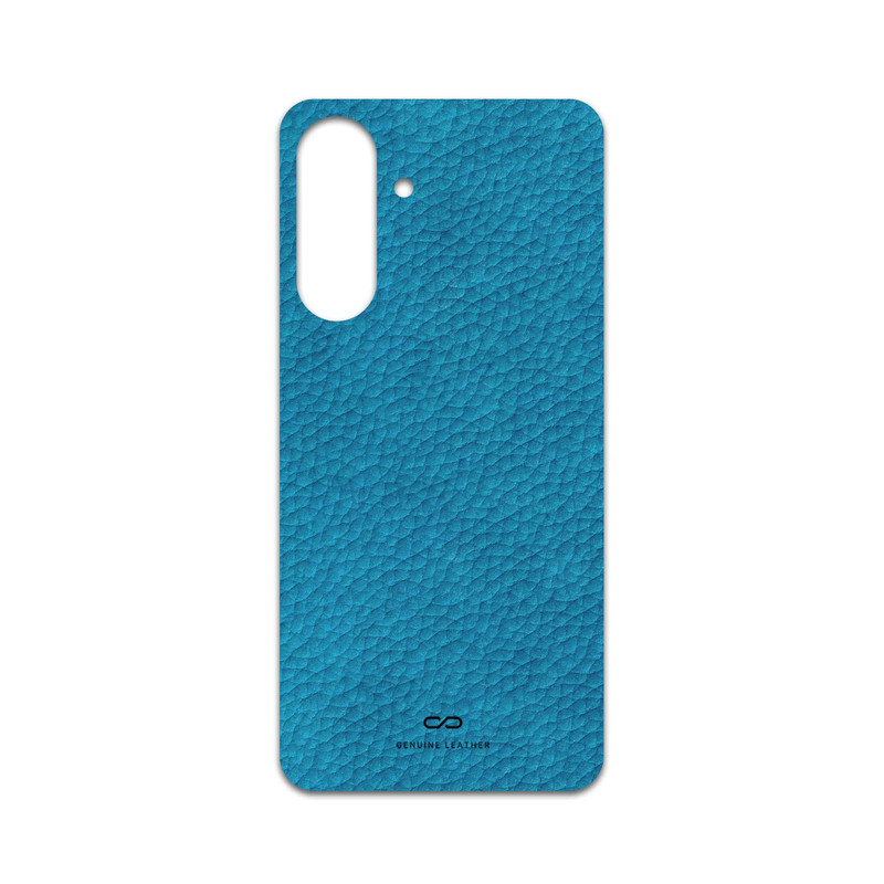 برچسب پوششی ماهوت مدل Blue-Leather مناسب برای گوشی موبایل سامسونگ Galaxy A56