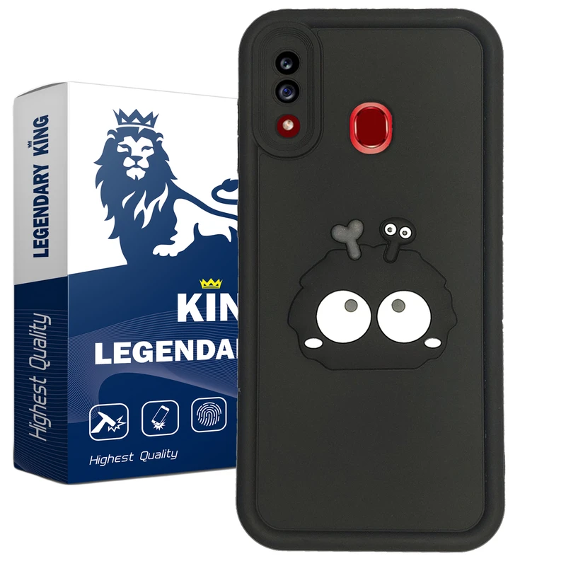 کاور لجندری کینگ طرح شاخک میکروب مناسب برای گوشی موبایل سامسونگ Galaxy A20 / A30 / M10s