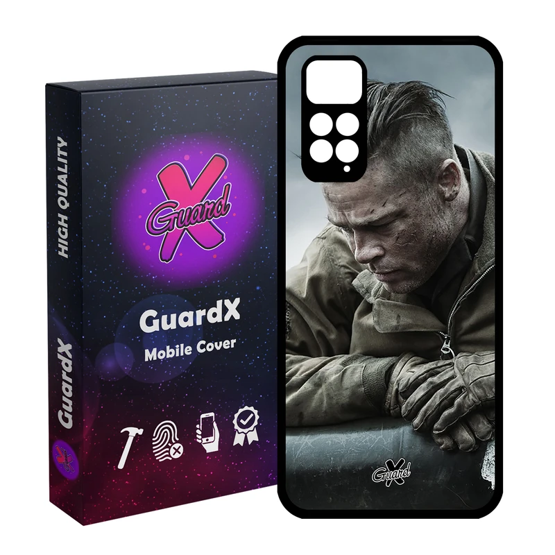 کاور گارد ایکس طرح Brad Pitt مدل Glass10134 مناسب برای گوشی موبایل شیائومی Redmi Note 11S/ Note 11 4G