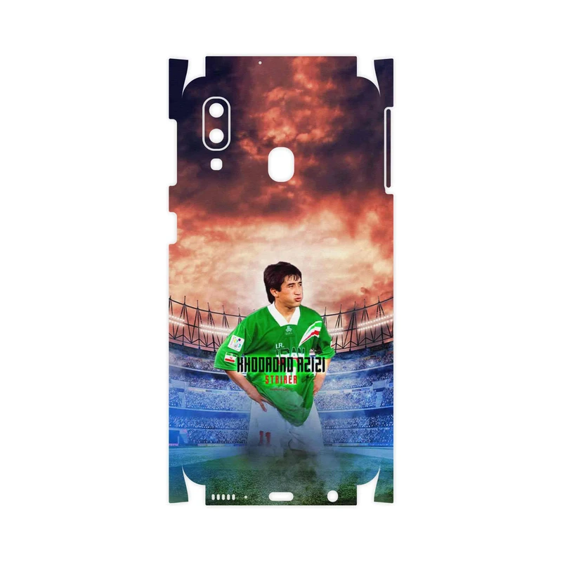 برچسب پوششی ماهوت مدل Khodadad Azizi-FullSkin مناسب برای گوشی موبایل سامسونگ Galaxy A40