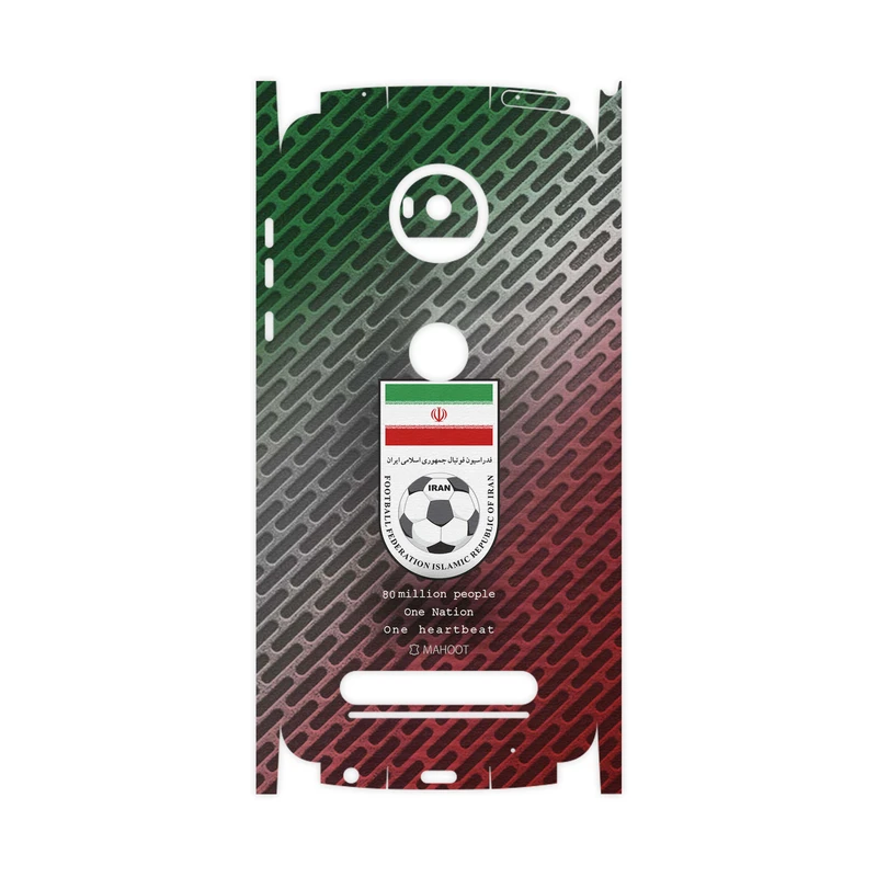 برچسب پوششی ماهوت مدل Iran-National-Football-Team-FullSkin مناسب برای گوشی موبایل موتورولا Moto Z2 Play