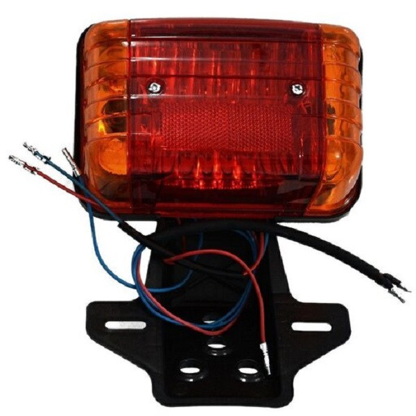 چراغ خطر موتور سیکلت مدل هشت راهنما فلزی کد MA 4