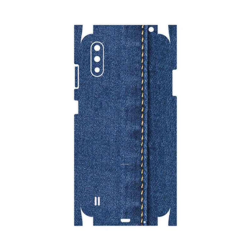 برچسب پوششی ماهوت مدل Fabric Texture 8-FullSkin مناسب برای گوشی موبایل سامسونگ Galaxy A01