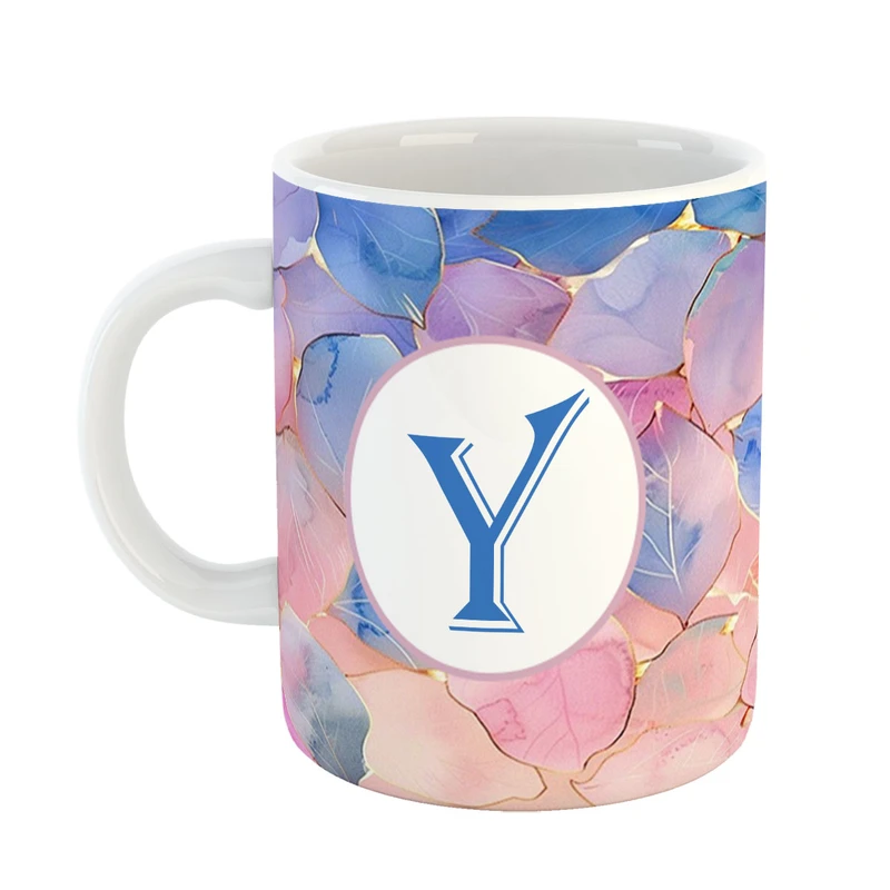 ماگ پادآفرین مدل فانتزی طرح حرف Y کد 24