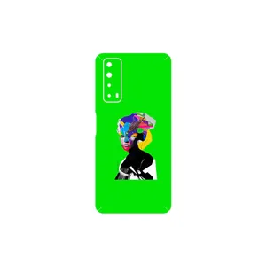 MAHOOT Collage of Women Portrait 3 Cover Sticker for Huawei Y7a