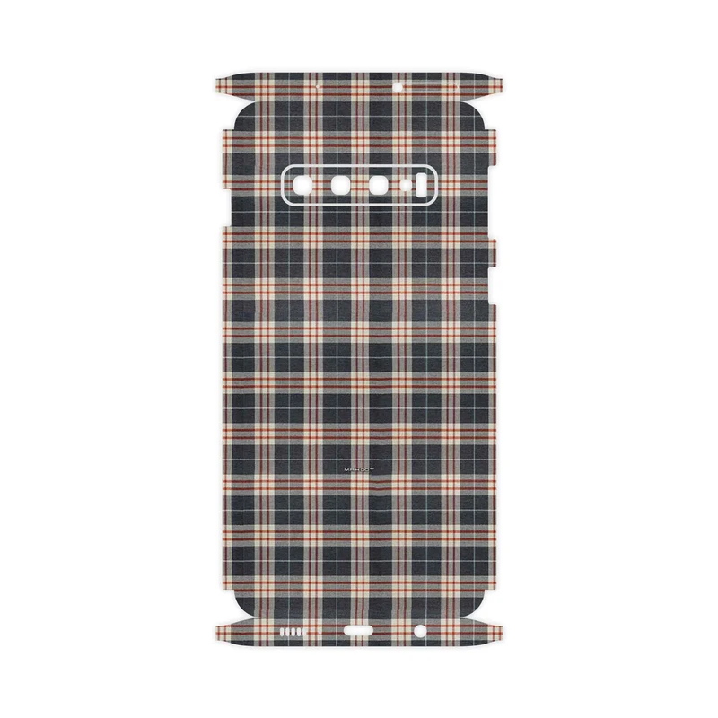 برچسب پوششی ماهوت مدل Fabric Texture 5-FullSkin مناسب برای گوشی موبایل سامسونگ Galaxy S10