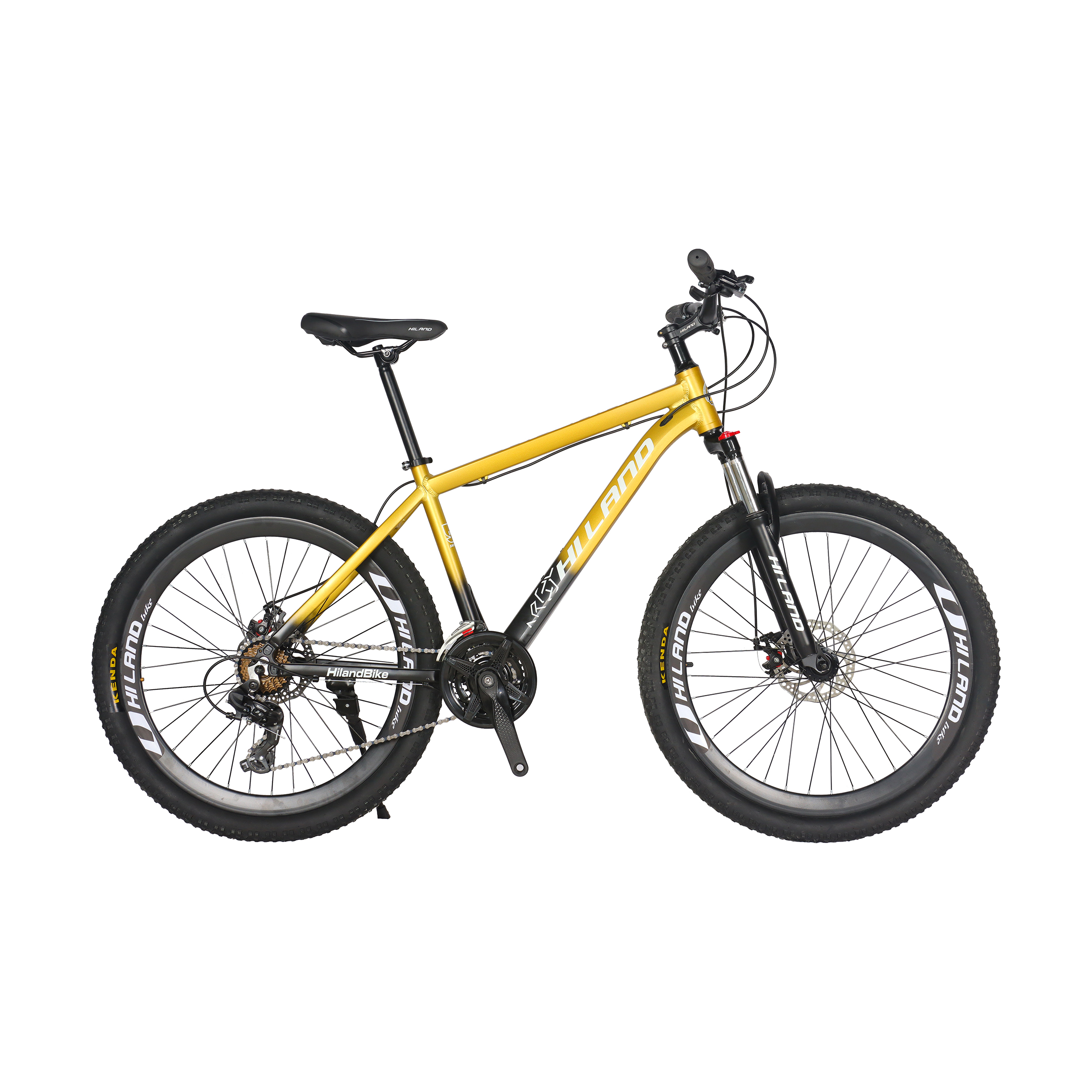 نکته خرید - قیمت روز دوچرخه کوهستان هایلند مدل آلومینیوم سایز 26 رنگ زرد مشکی خرید