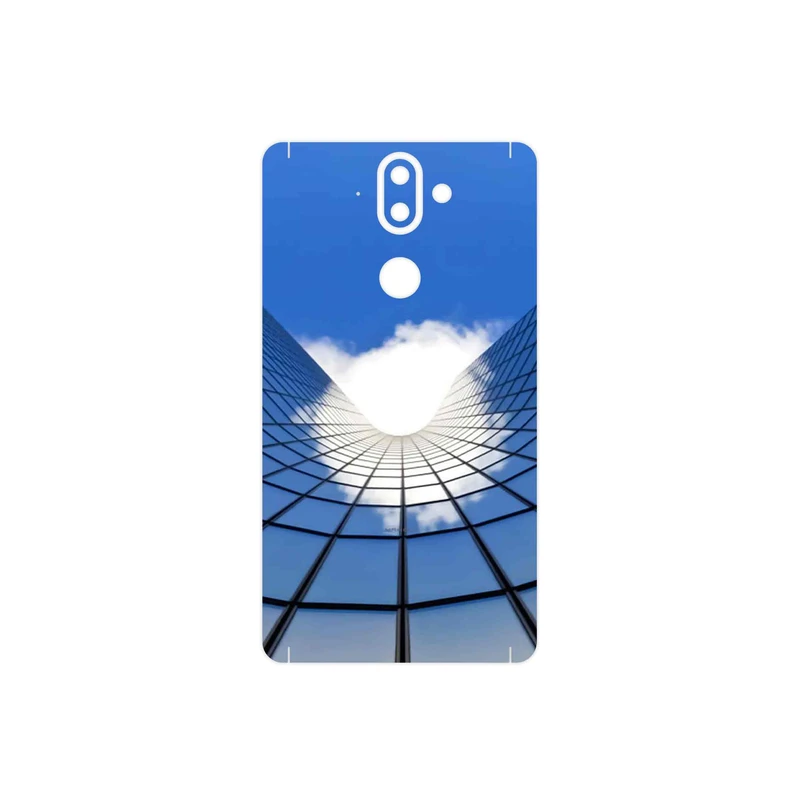 برچسب پوششی ماهوت مدل Glass skyscraper مناسب برای گوشی موبایل نوکیا 8 Sirocco