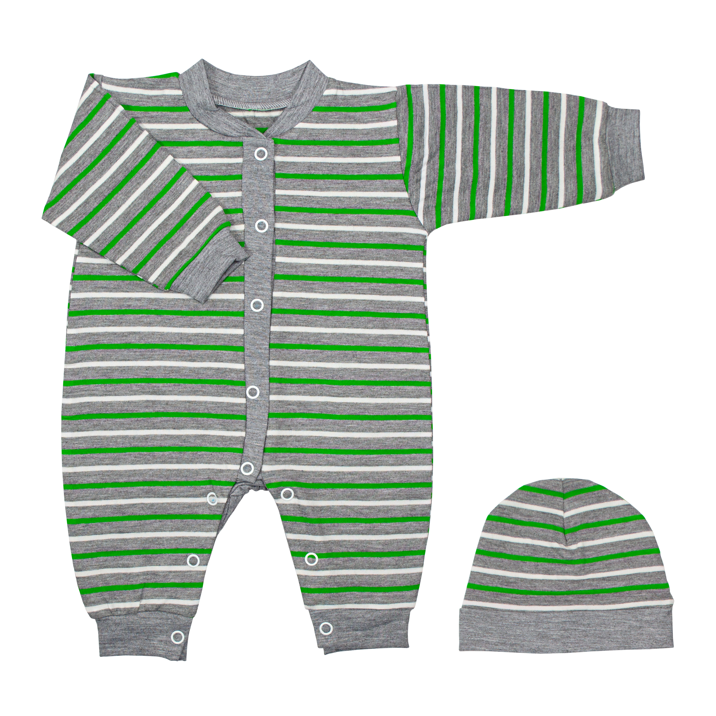 ست سرهمی و کلاه نوزادی مدل کیان