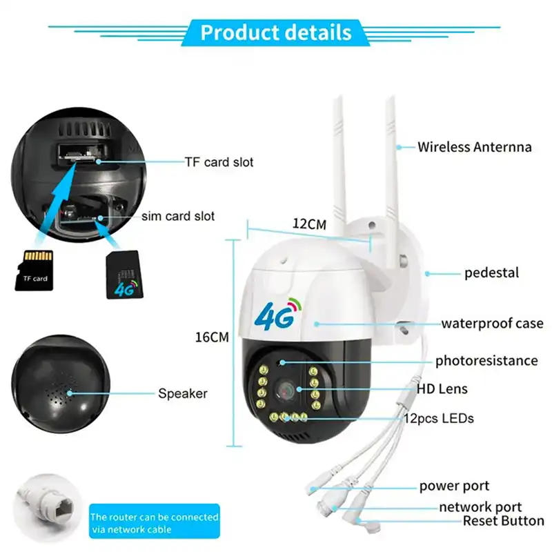 دوربین مداربسته تحت شبکه مدل IPC-P20