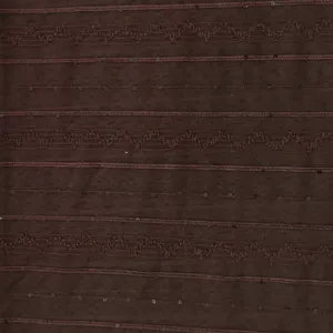پارچه لباس مدل تور طرح پولک و گلدوزی
